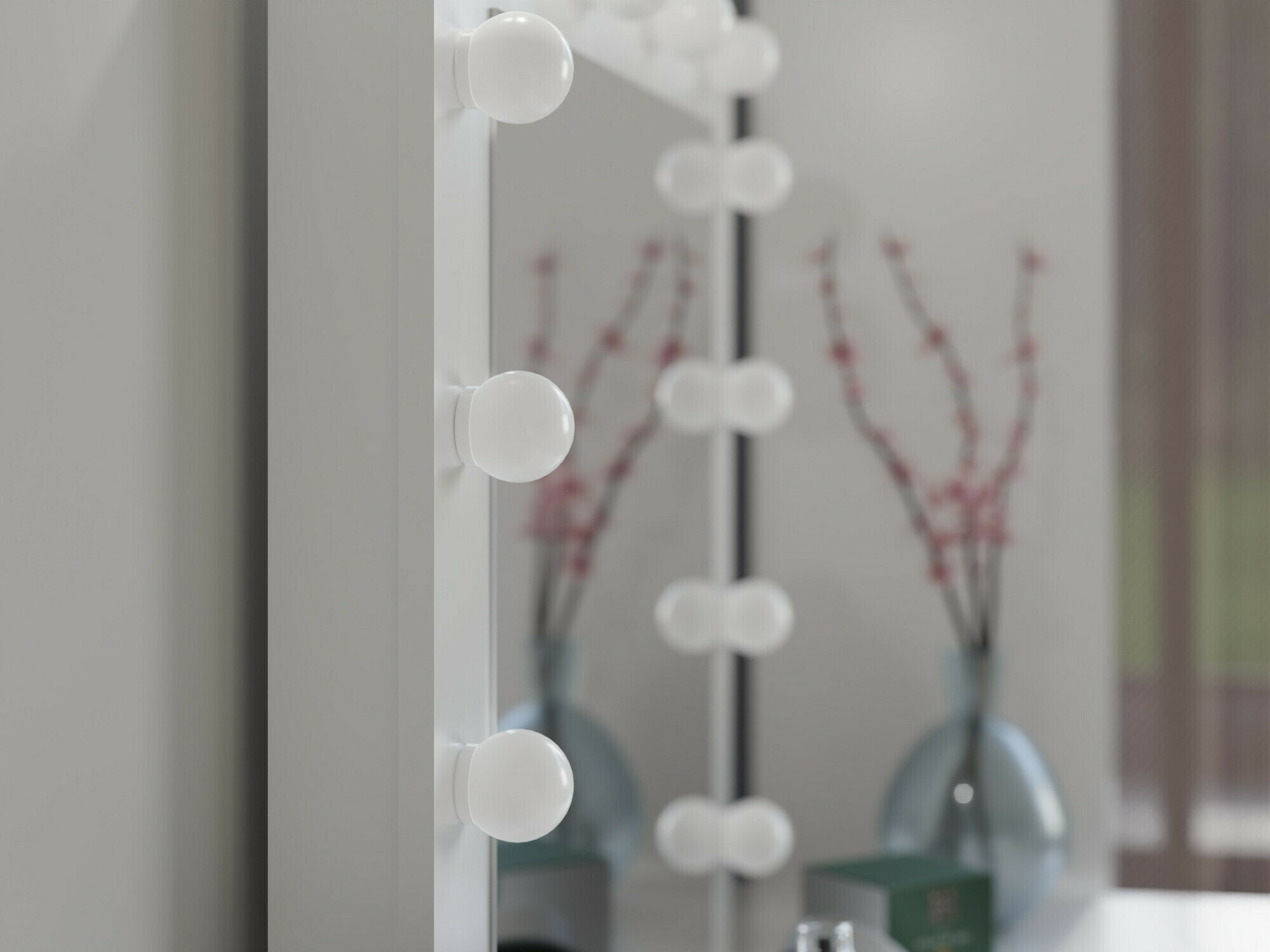 Тоалетка Mandeville 153 (Бял)