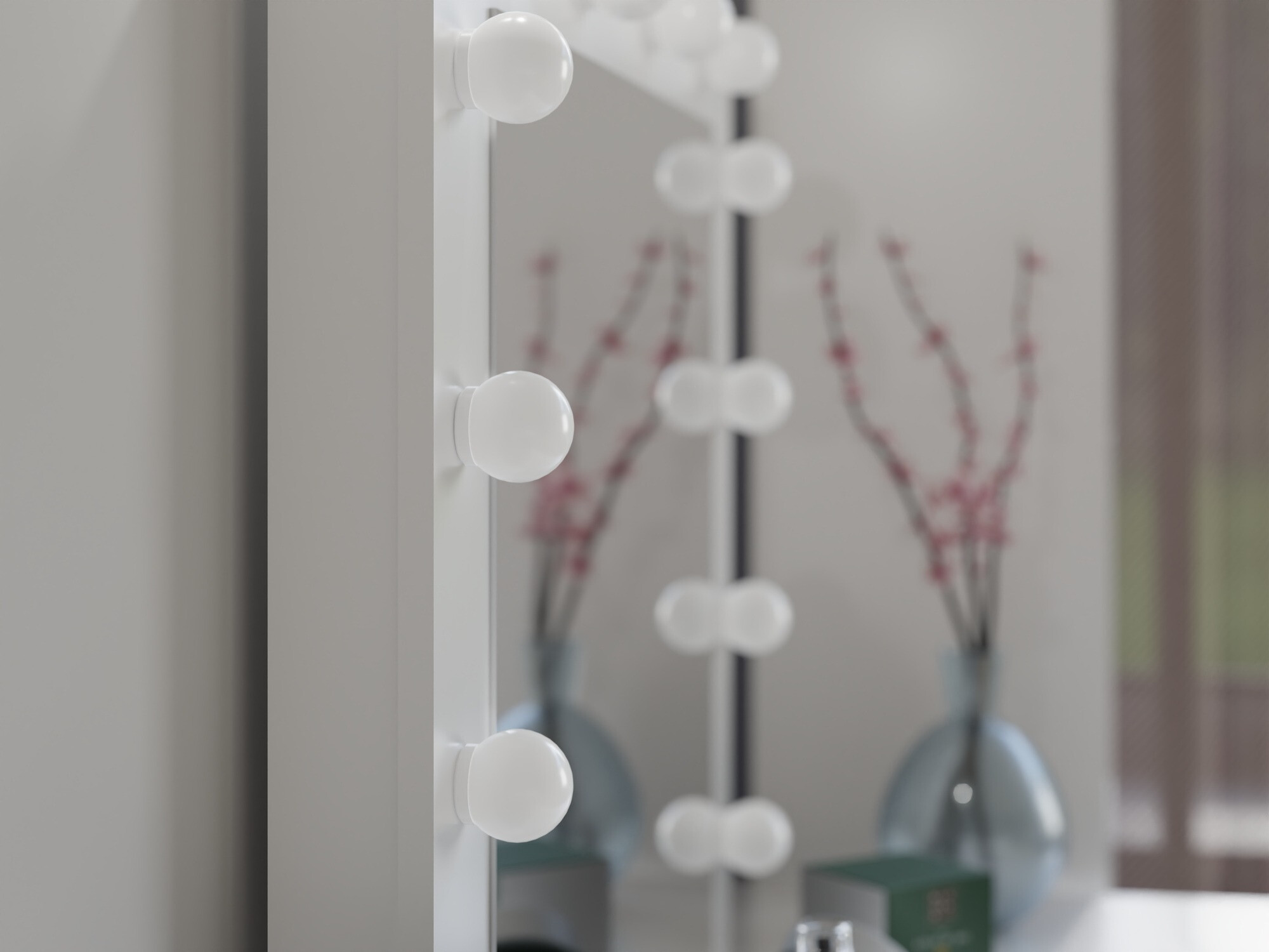 Тоалетка Mandeville 156 (Бял)