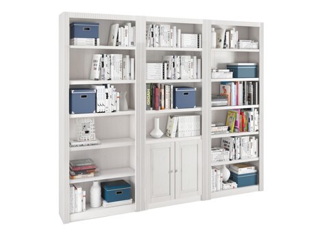 Комплект етажерки Orlmara 109 (Бял)