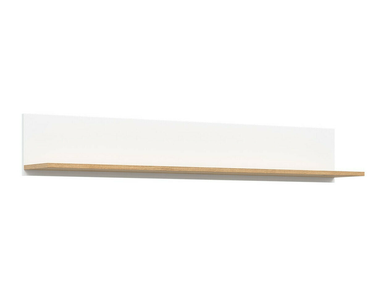 Комплект за домашен офис Catelbi 118 (Бял + Дъб)