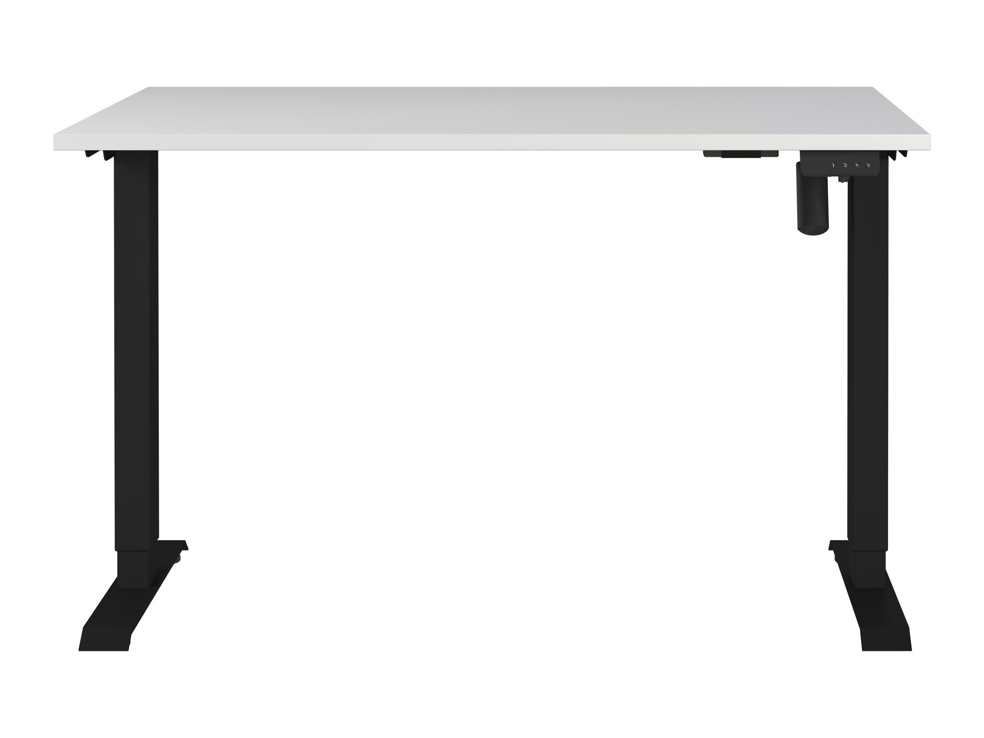 Офис бюро с регулируема височина Lartesi 115 (Светло сив + Черен)