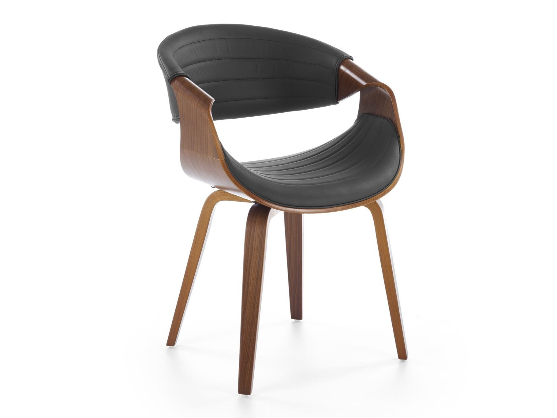 Стол Houston 1596 (Черен + Орех)