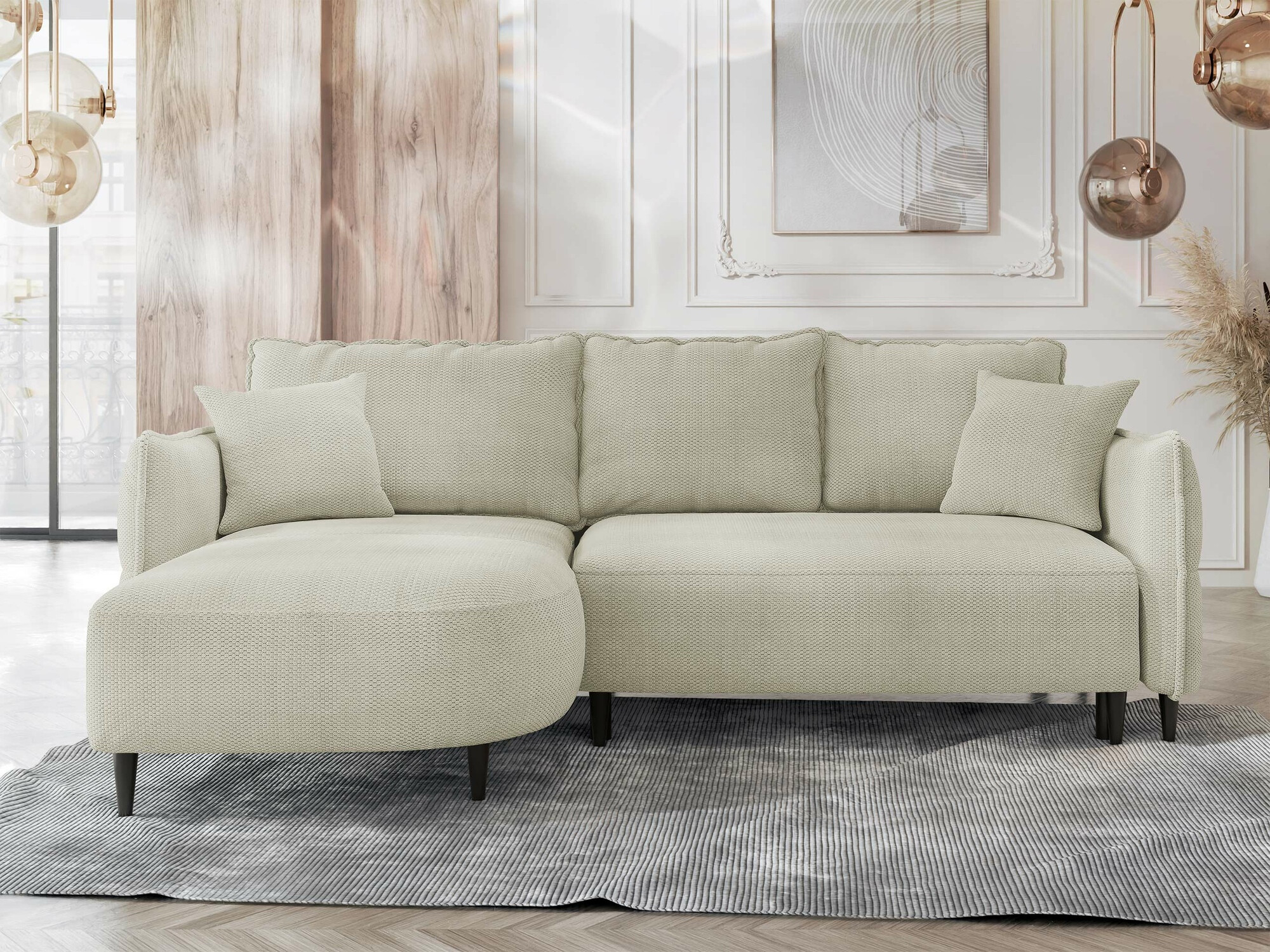 Ъглов диван TrendyNest Ocelis (Onega 02)