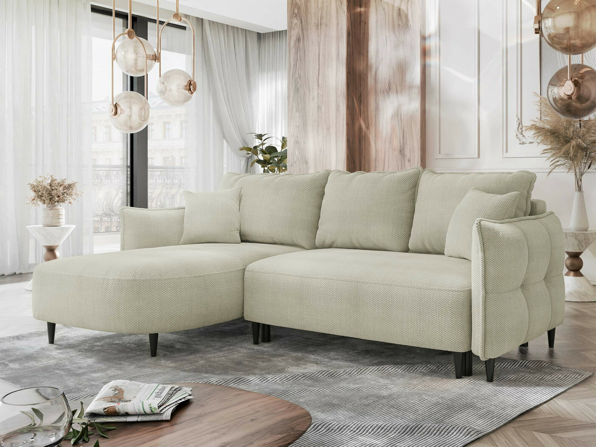 Ъглов диван TrendyNest Ocelis (Onega 02)