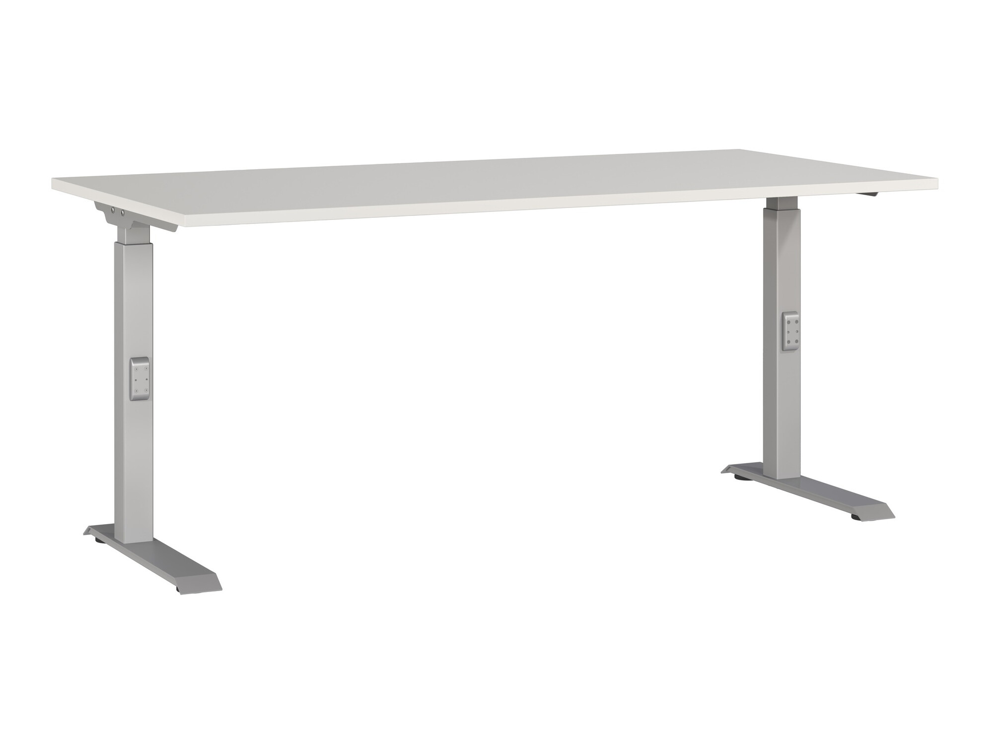 Офис бюро Eliromo 123 (Светло сив + Сребро)