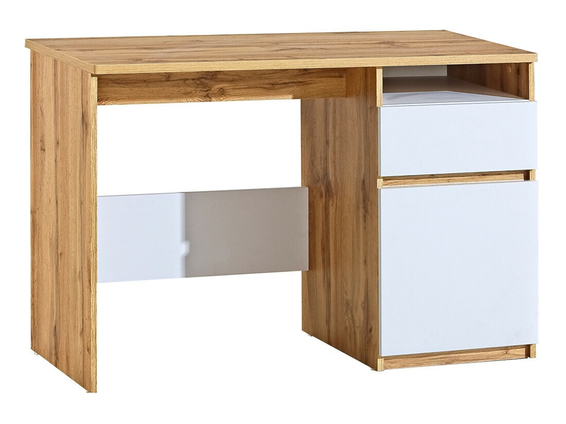 Офис бюро Evaropha 106 (Дъб уотан + Бял)