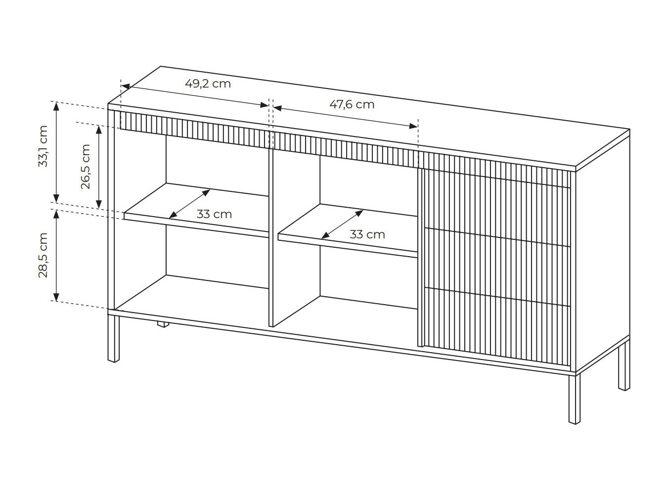 Скрин Romfele 101 (Черен)