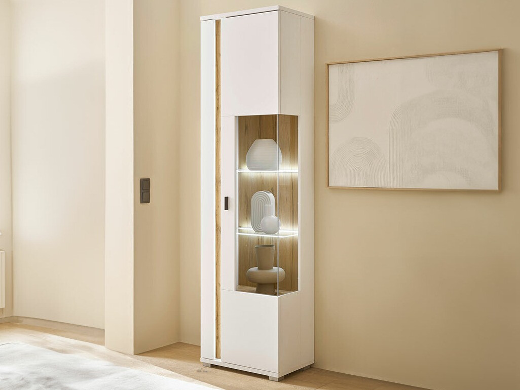 Етажерка Avimavi 100 (Бял + Дъб уотан)