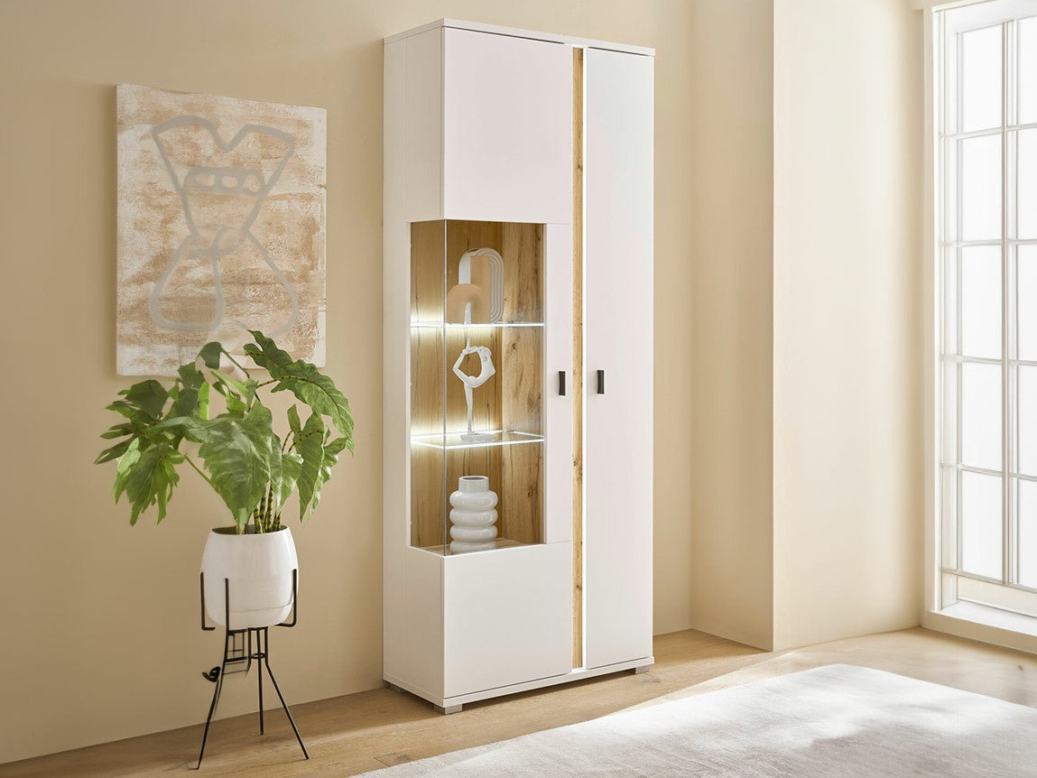 Етажерка Avimavi 101 (Бял + Дъб уотан)