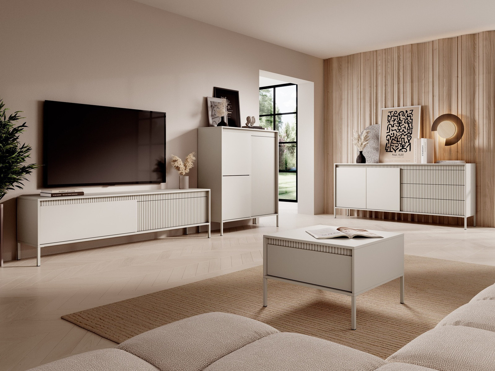 ТВ шкаф Romfele 104 (Бежов)