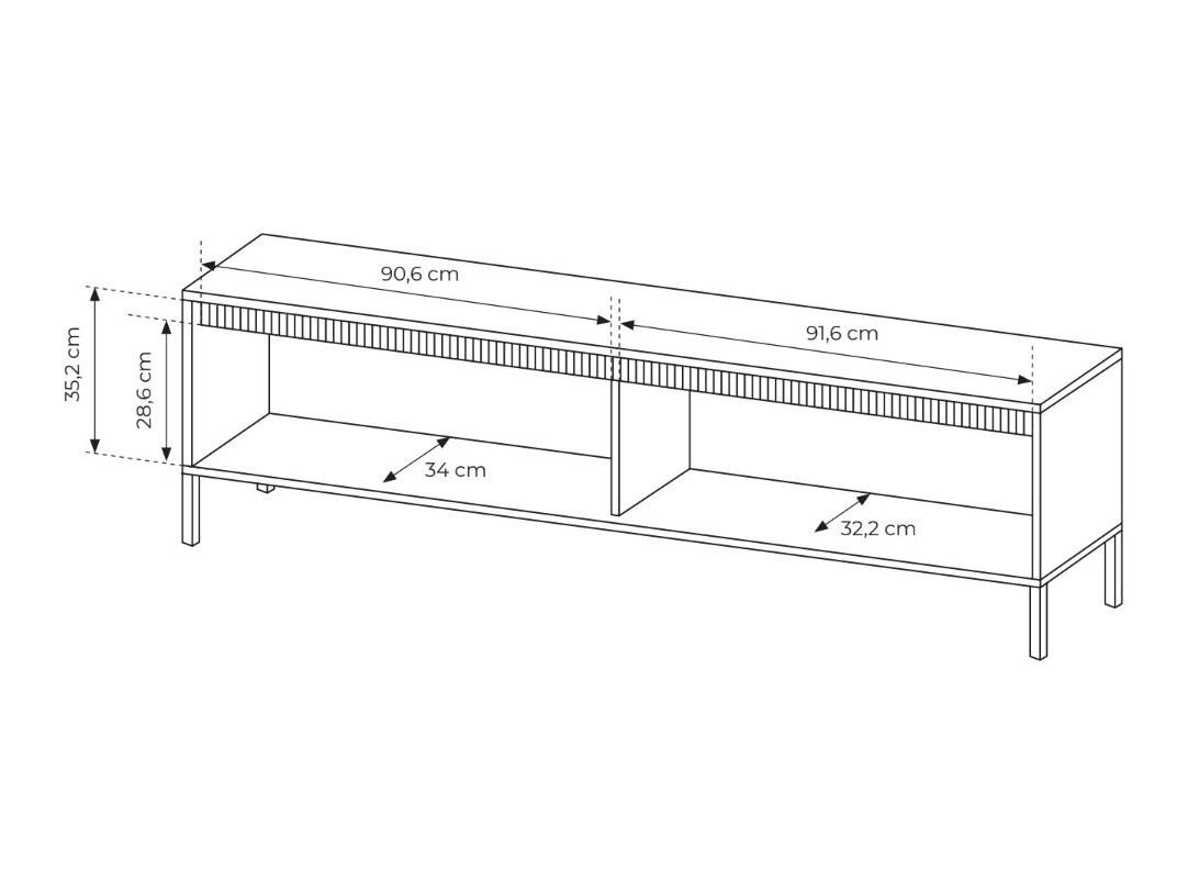 ТВ шкаф Romfele 104 (Бежов)