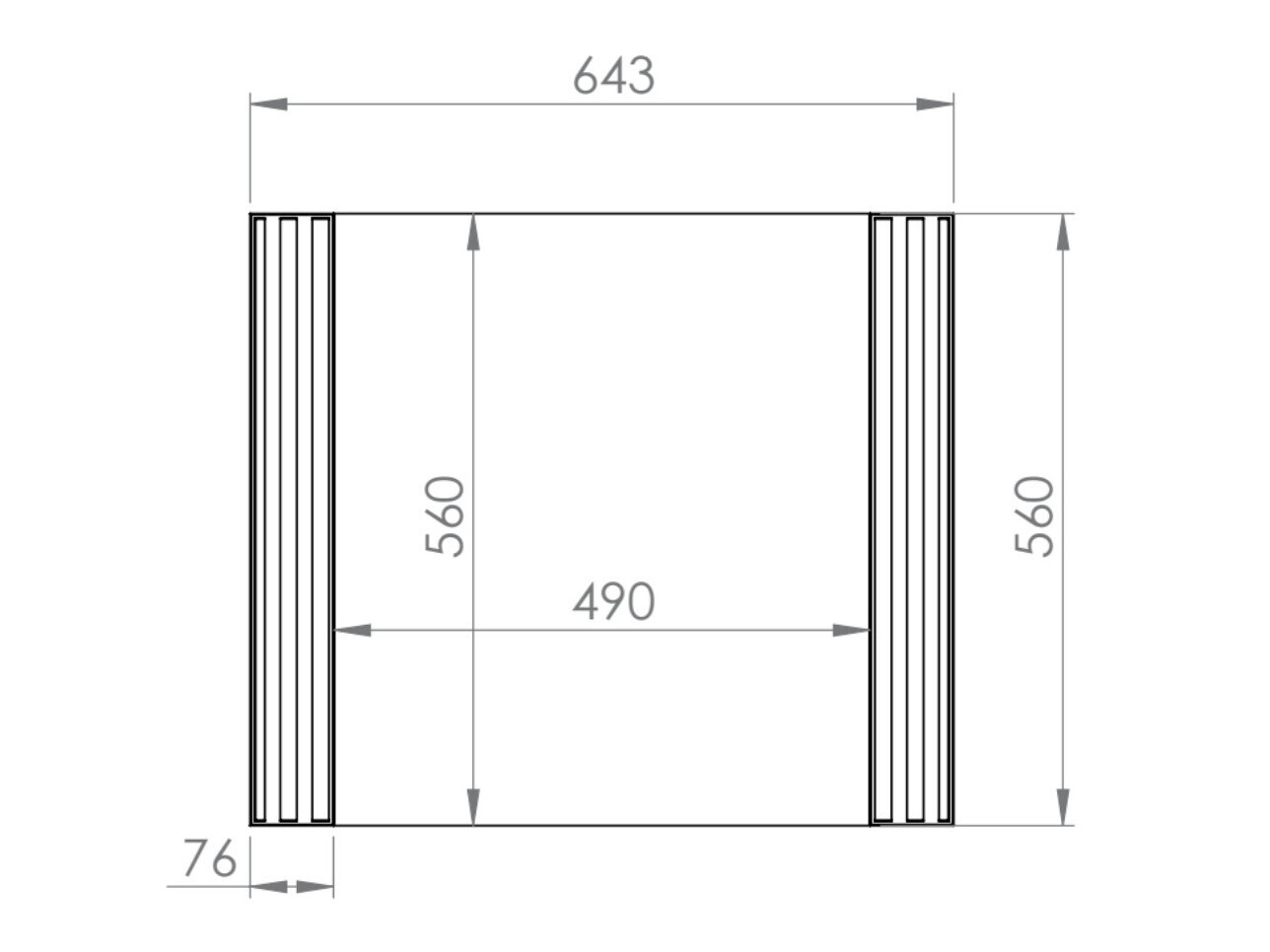 Огледало Marmeli 112