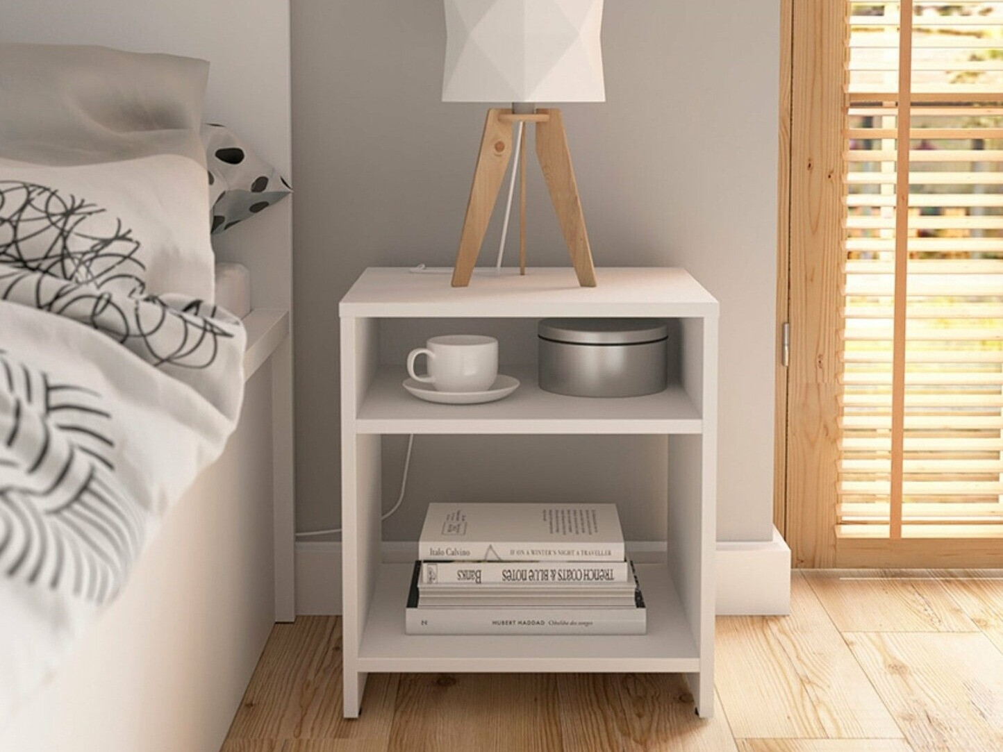 Нощно шкафче Votola 106 (Бял)