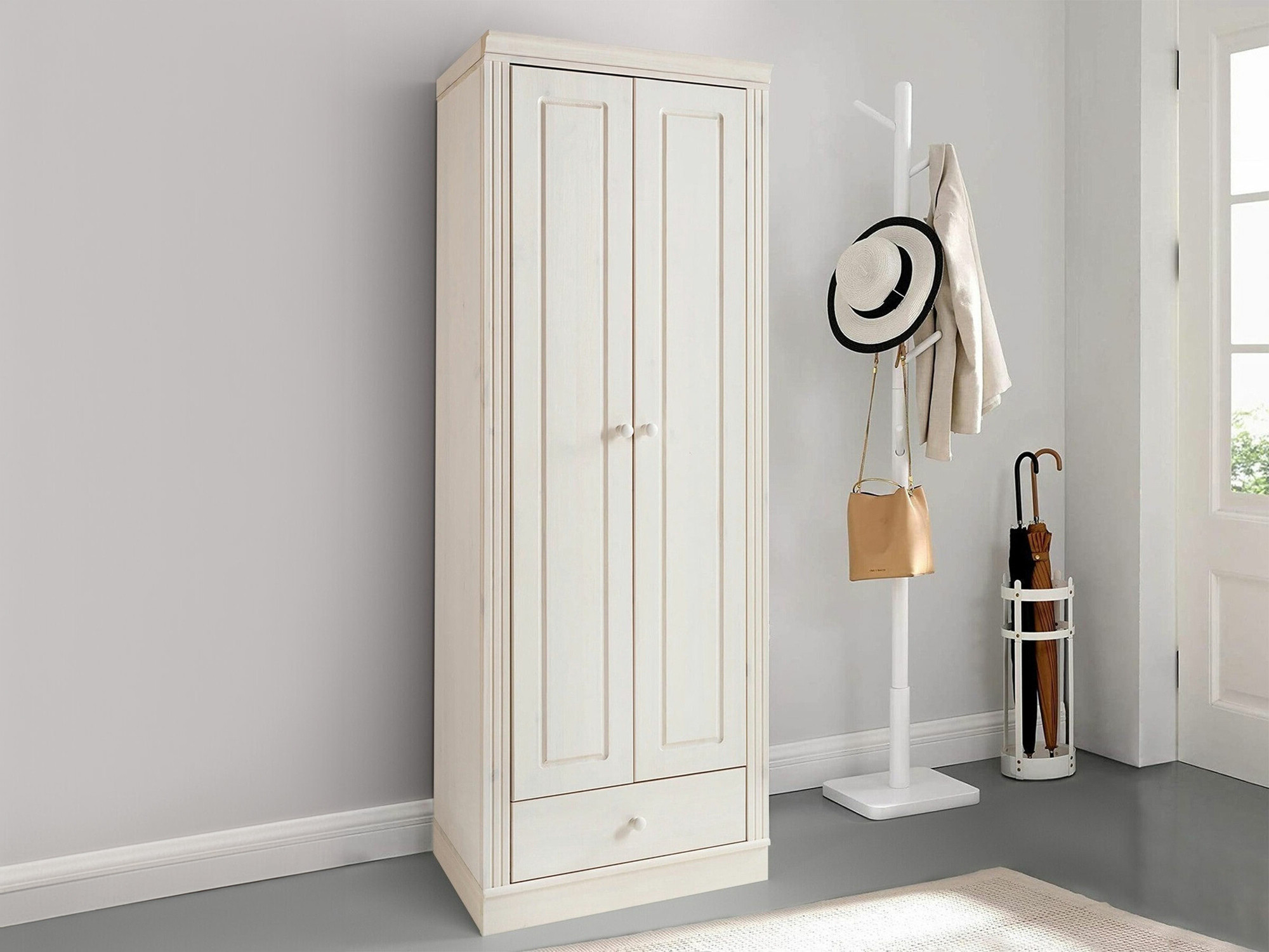 Гардероб Saltoro 137 (Бял)