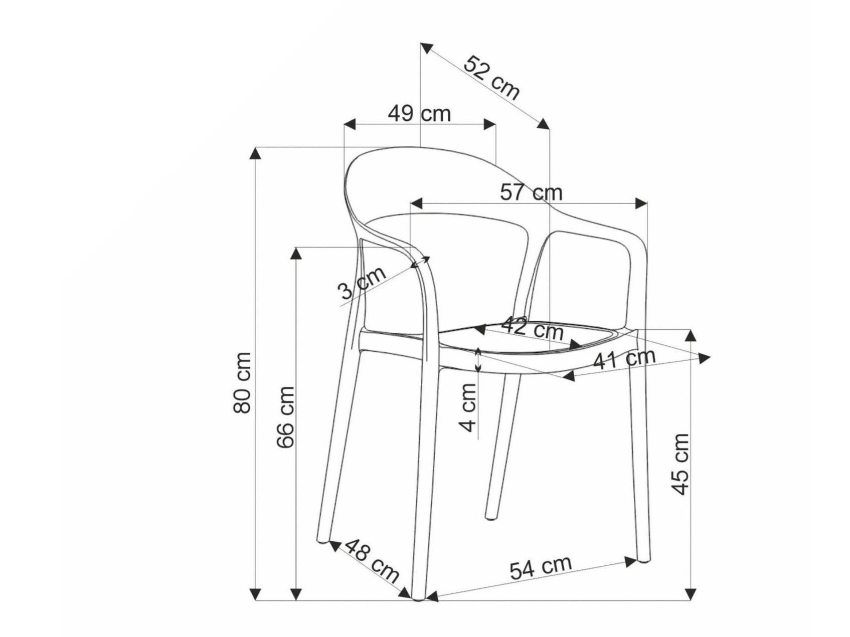 Маса и столове за трапезария Houston 1773