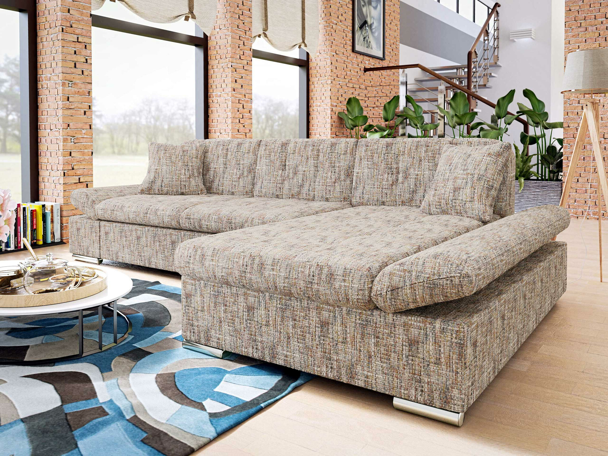 Ъглов диван Comfivo Sanitas II (Tracy 211.01)