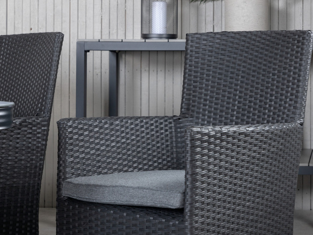 Градински комплект Dallas 2987 (Черен + Сив)