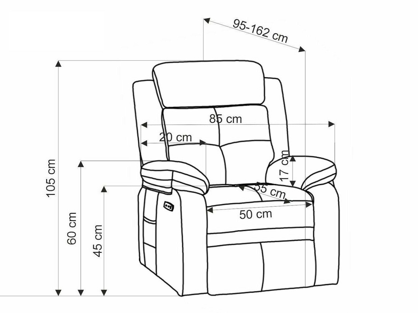 Реклайнер Houston 1781 (Бежов)