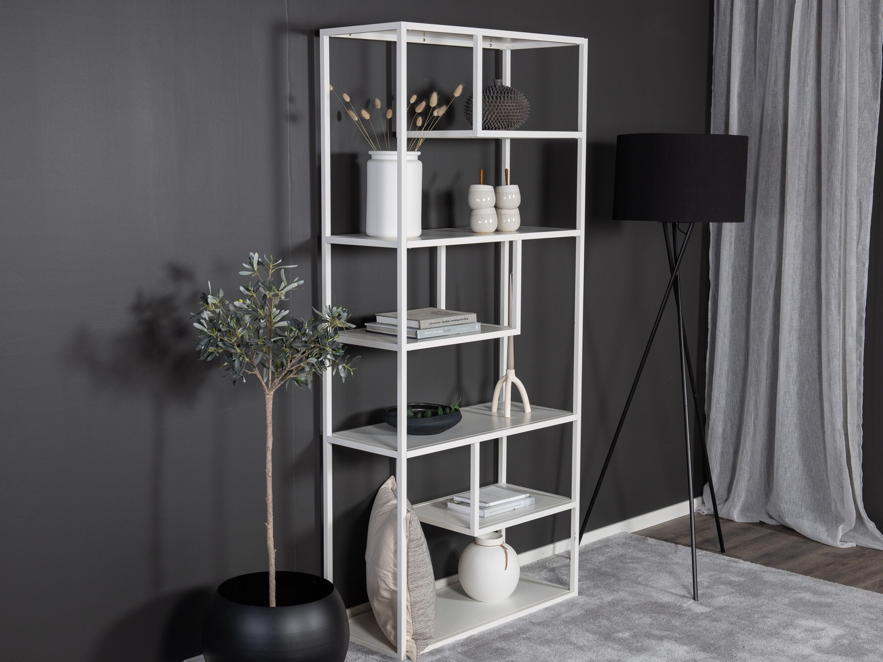 Етажерка Dallas 214 (Бял)