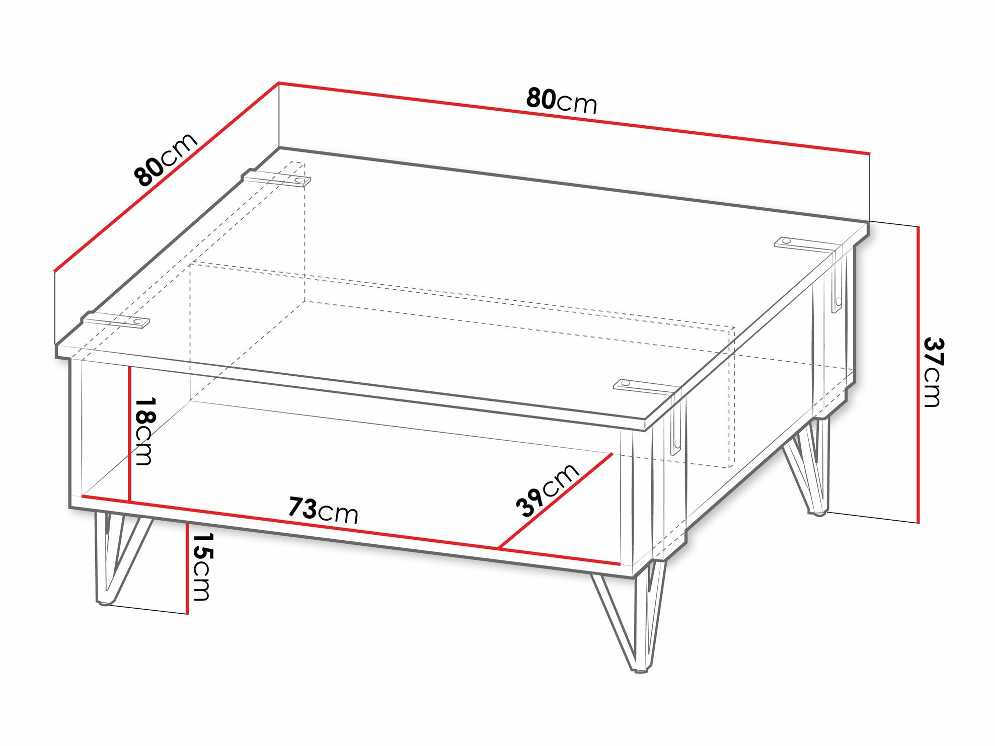 Масичка за кафе Domdele 111