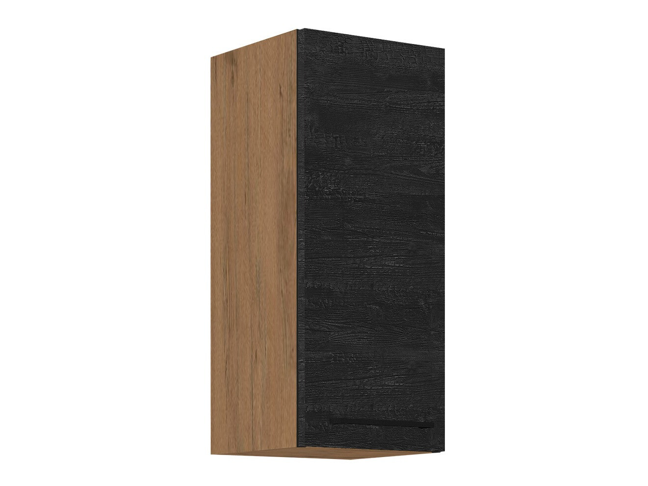 Модулен окачен шкаф Wood Dark 134