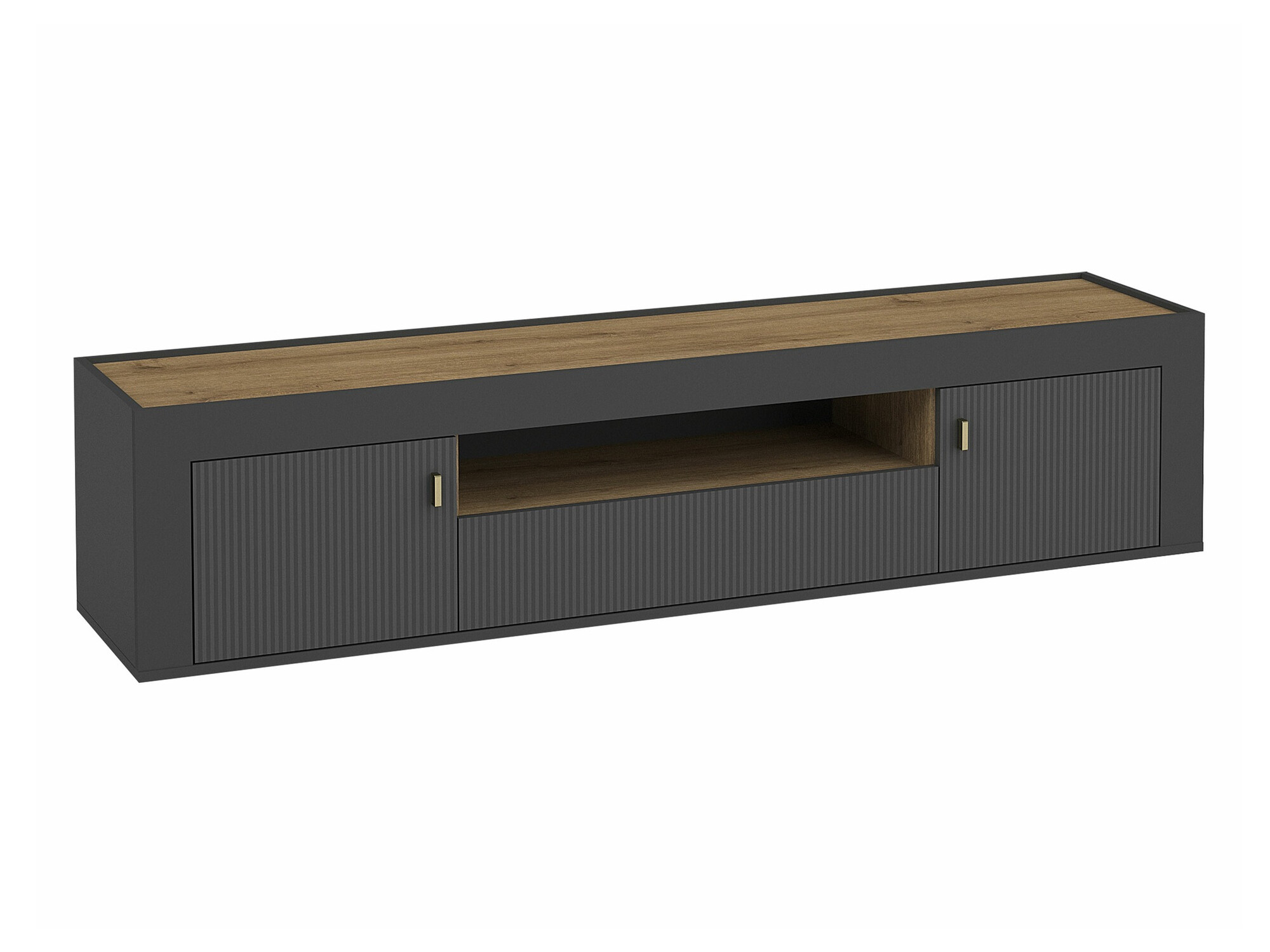 ТВ шкаф Mormavu 106 (Черен мат)