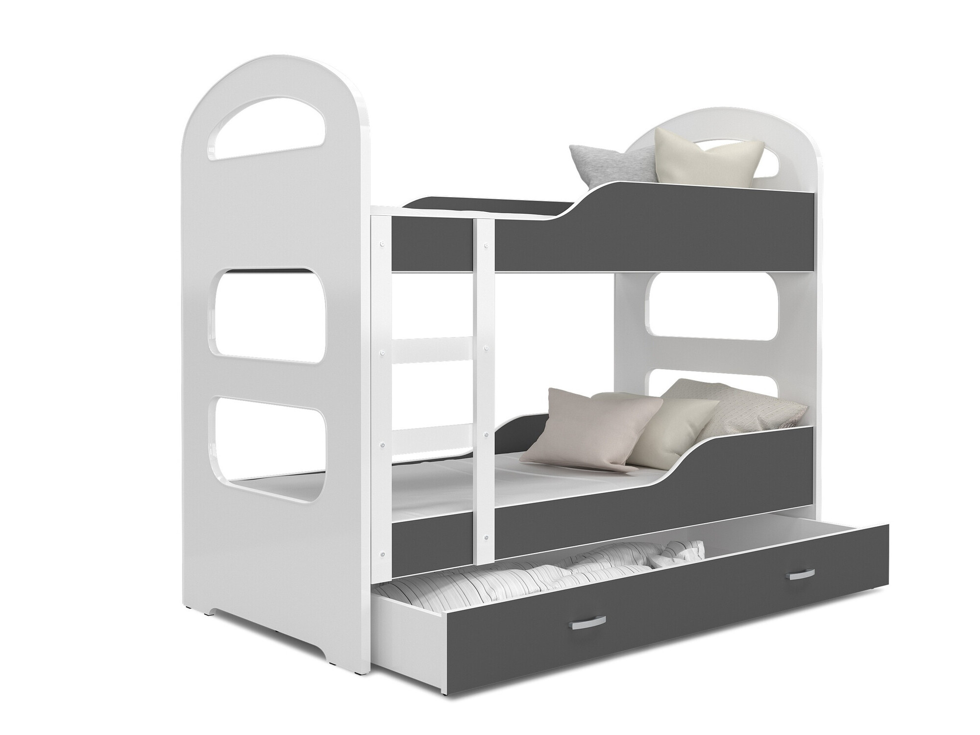 Двуетажно легло Aurora 115 (Сив)