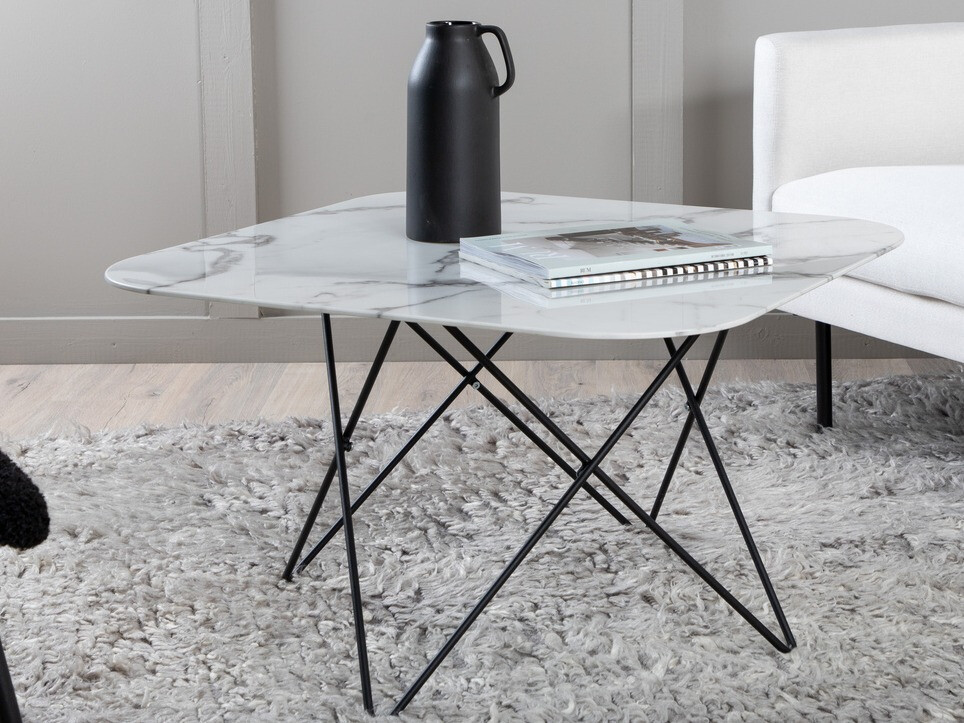 Масичка за кафе Dallas 1723 (Бял + Черен)