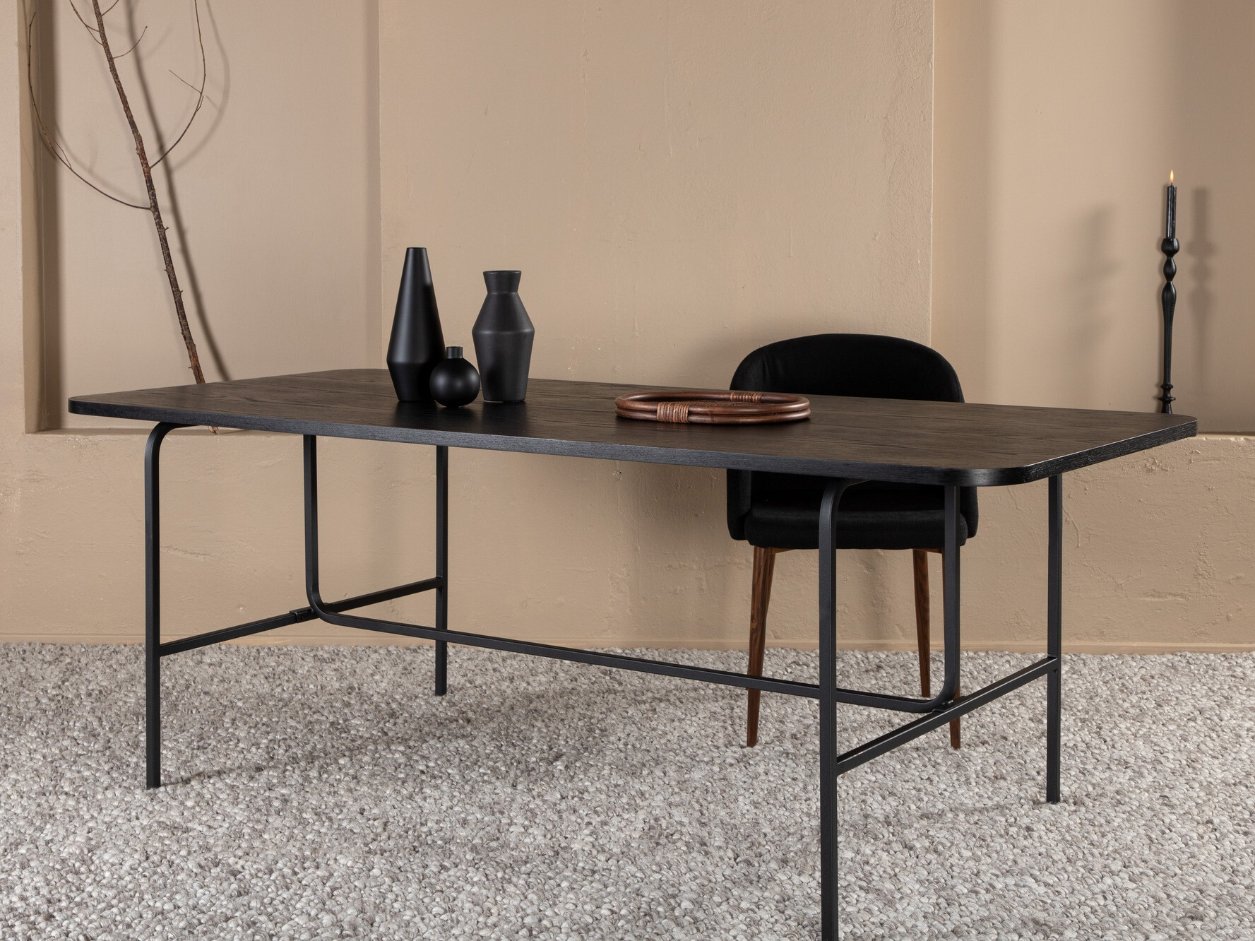 Маса Dallas 1717 (Черен)