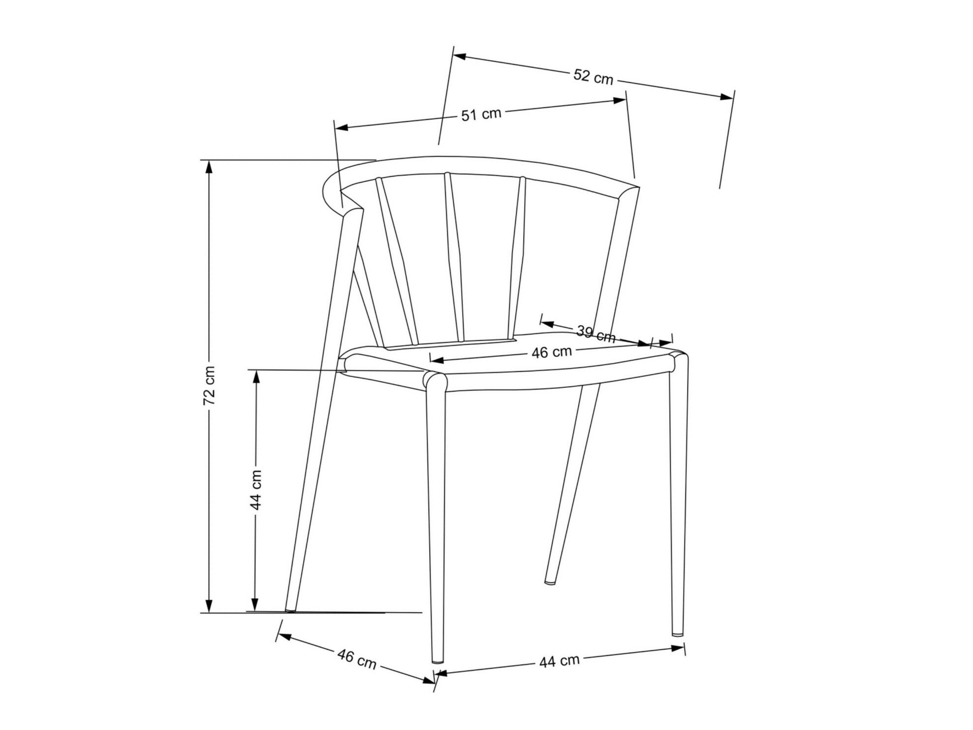 Маса и столове за трапезария Houston 1793