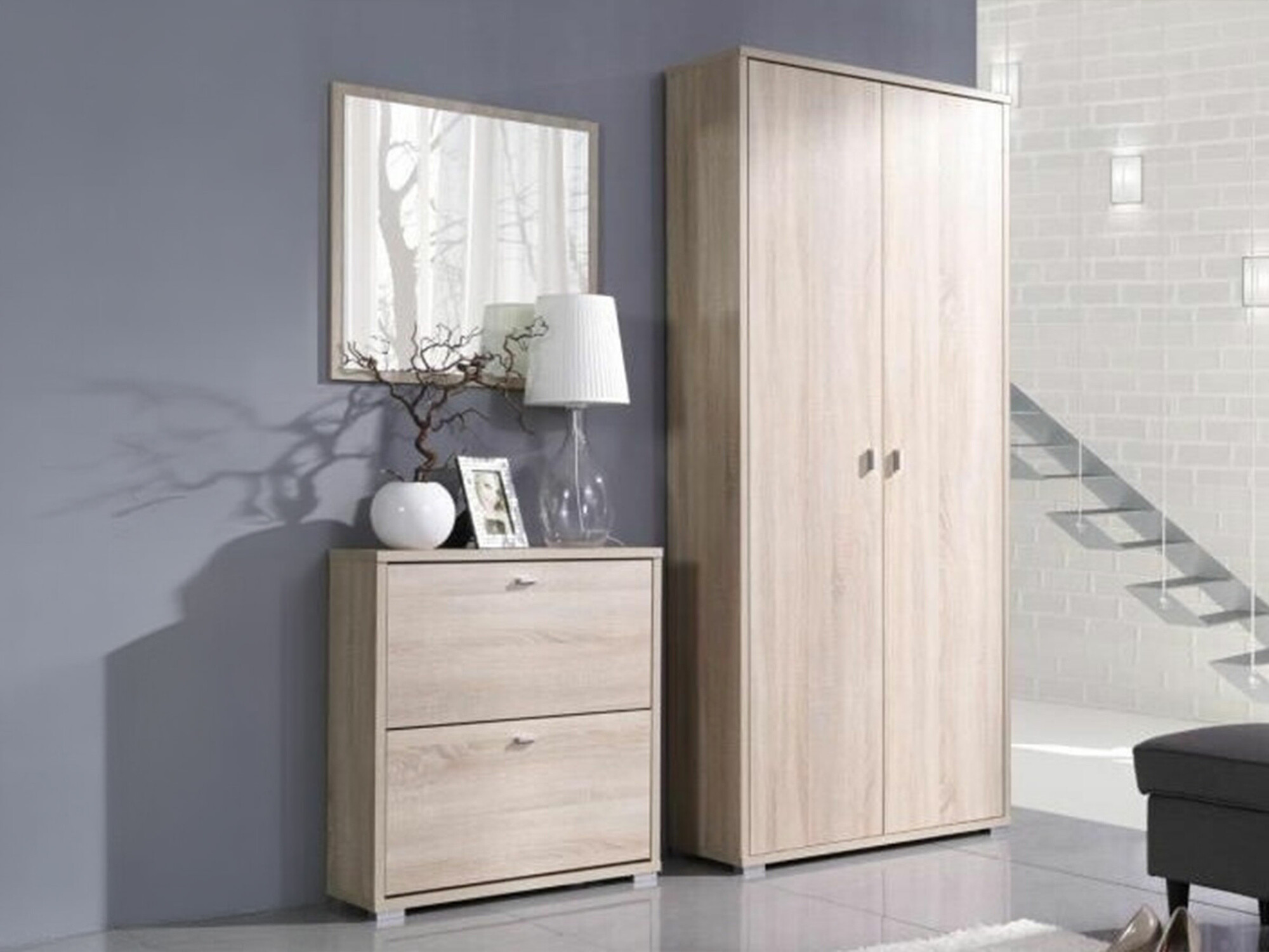 Комплект за антре Fenmora 105 (Сонома дъб)