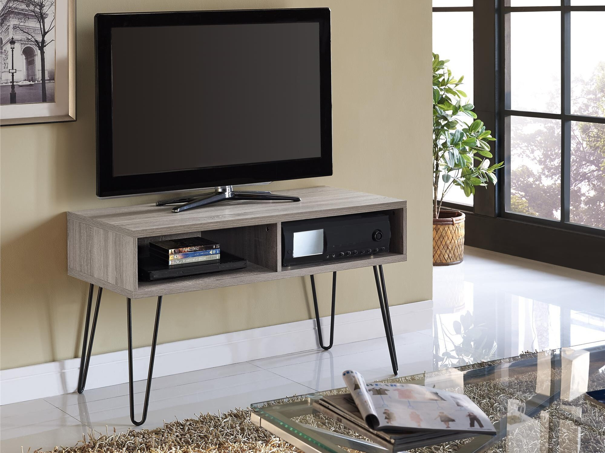 ТВ шкаф Tulsa 119 (Светъл дъб)