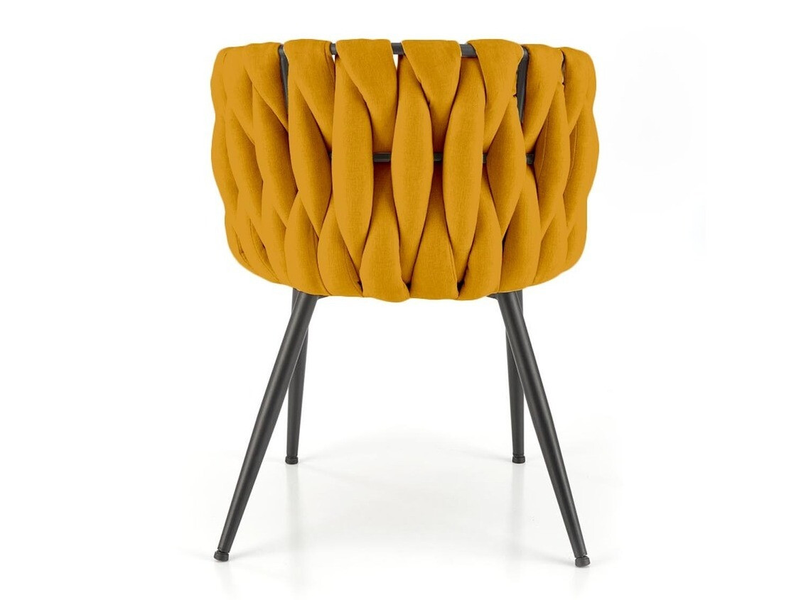 Стол Houston 1508 (Горчица + Черен)