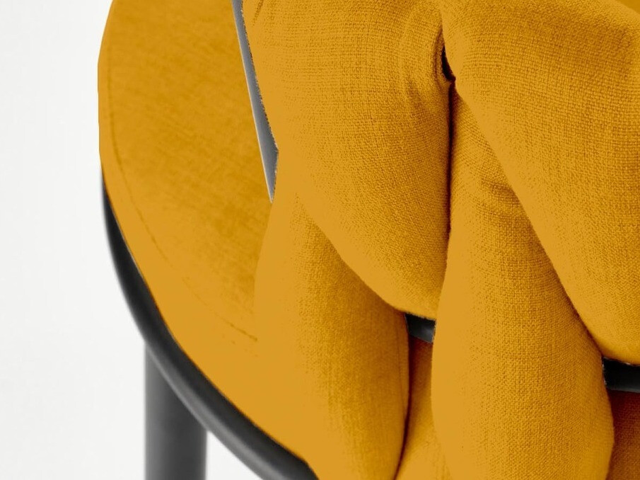 Стол Houston 1508 (Горчица + Черен)