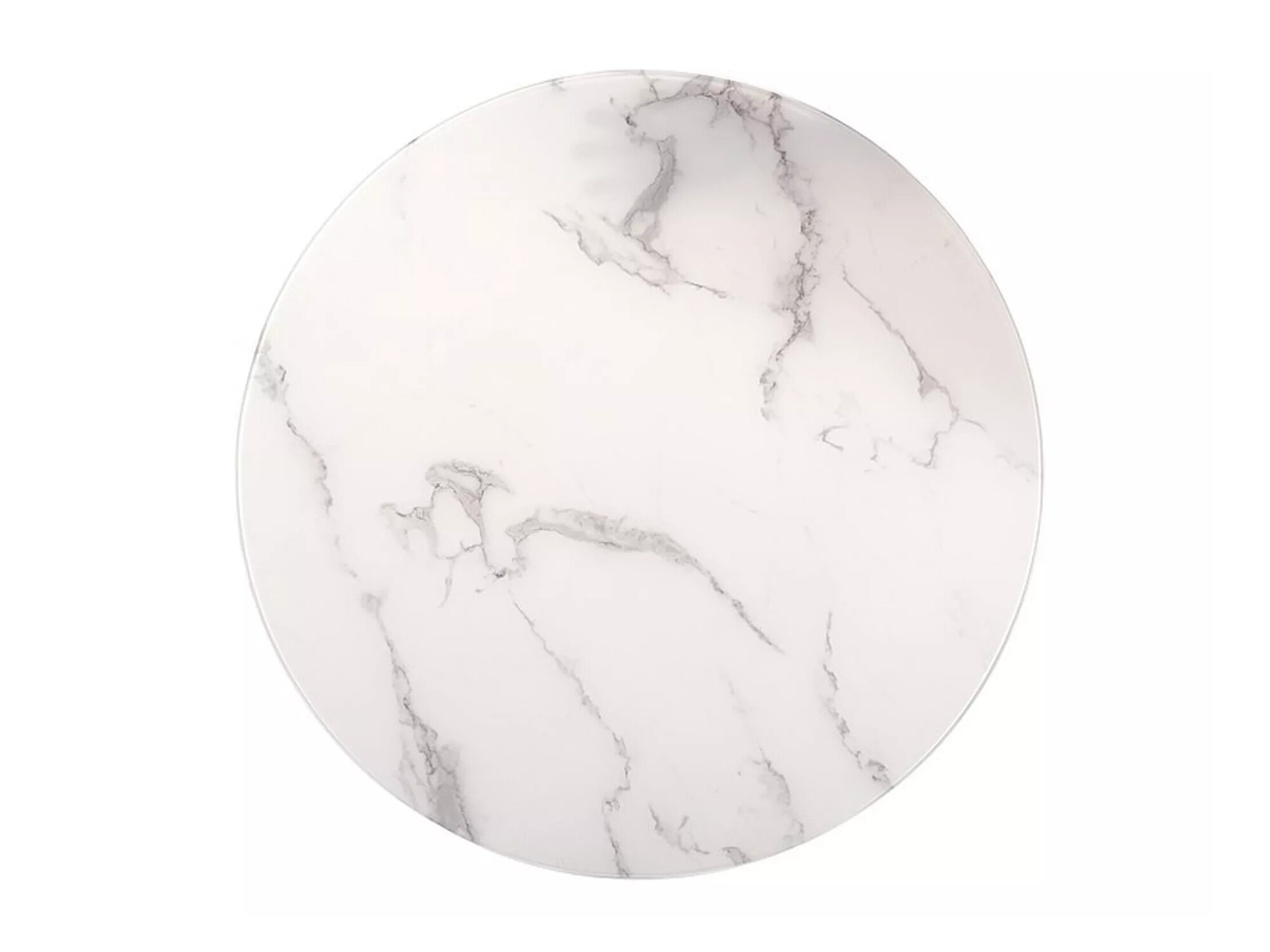 Комплект помощни маси Detroit 495 (Сребро + Бял мрамор)