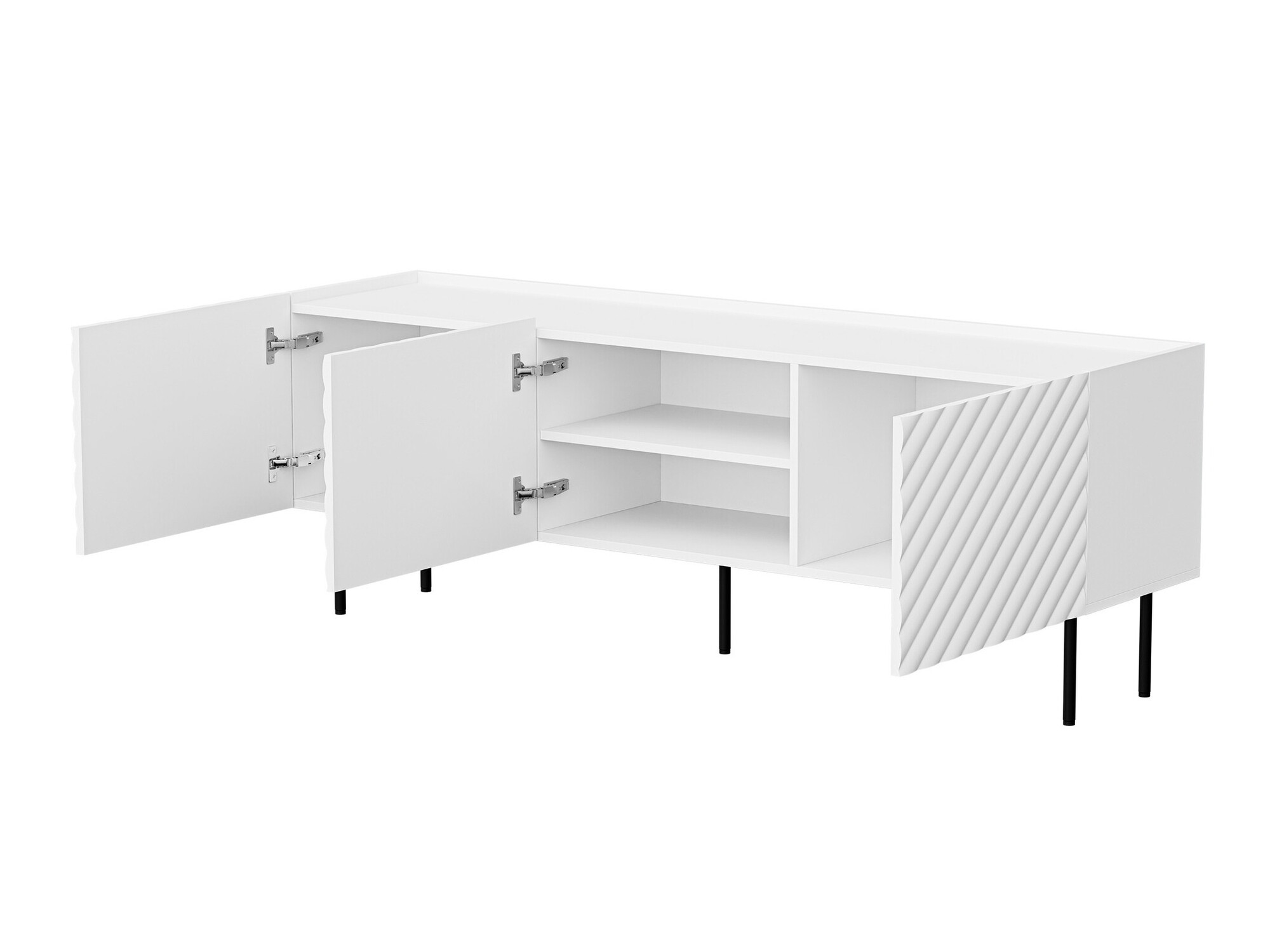 Комплект за хол Sillen (Черен)