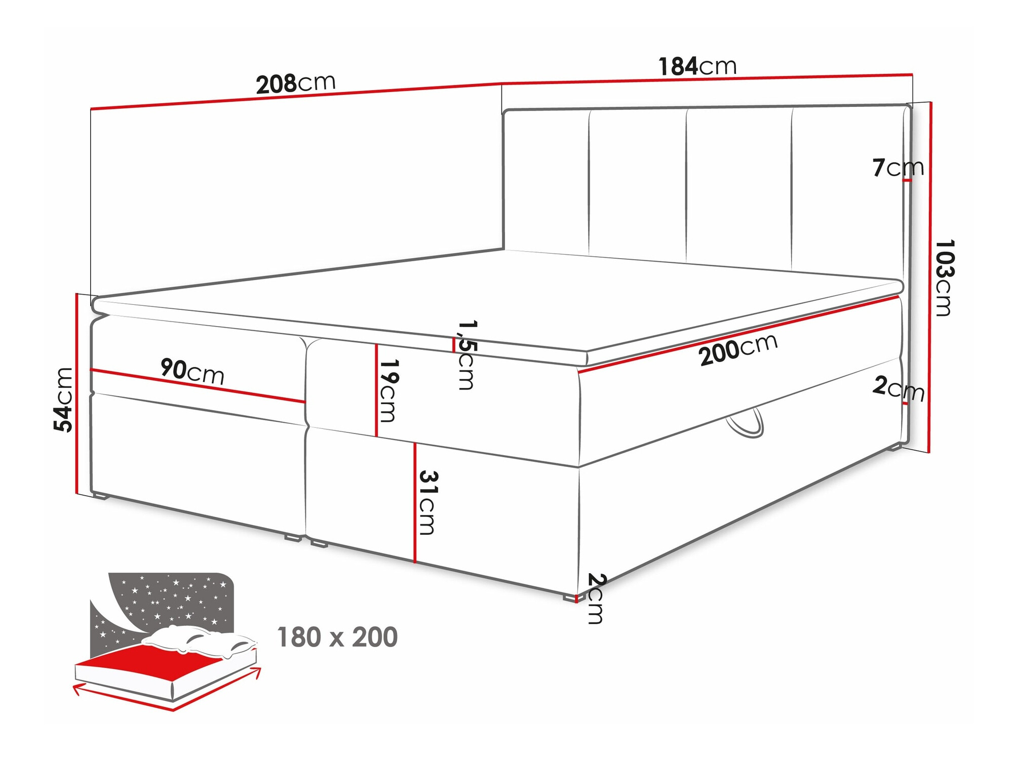 Континентално легло Oppidum (Manila 16)