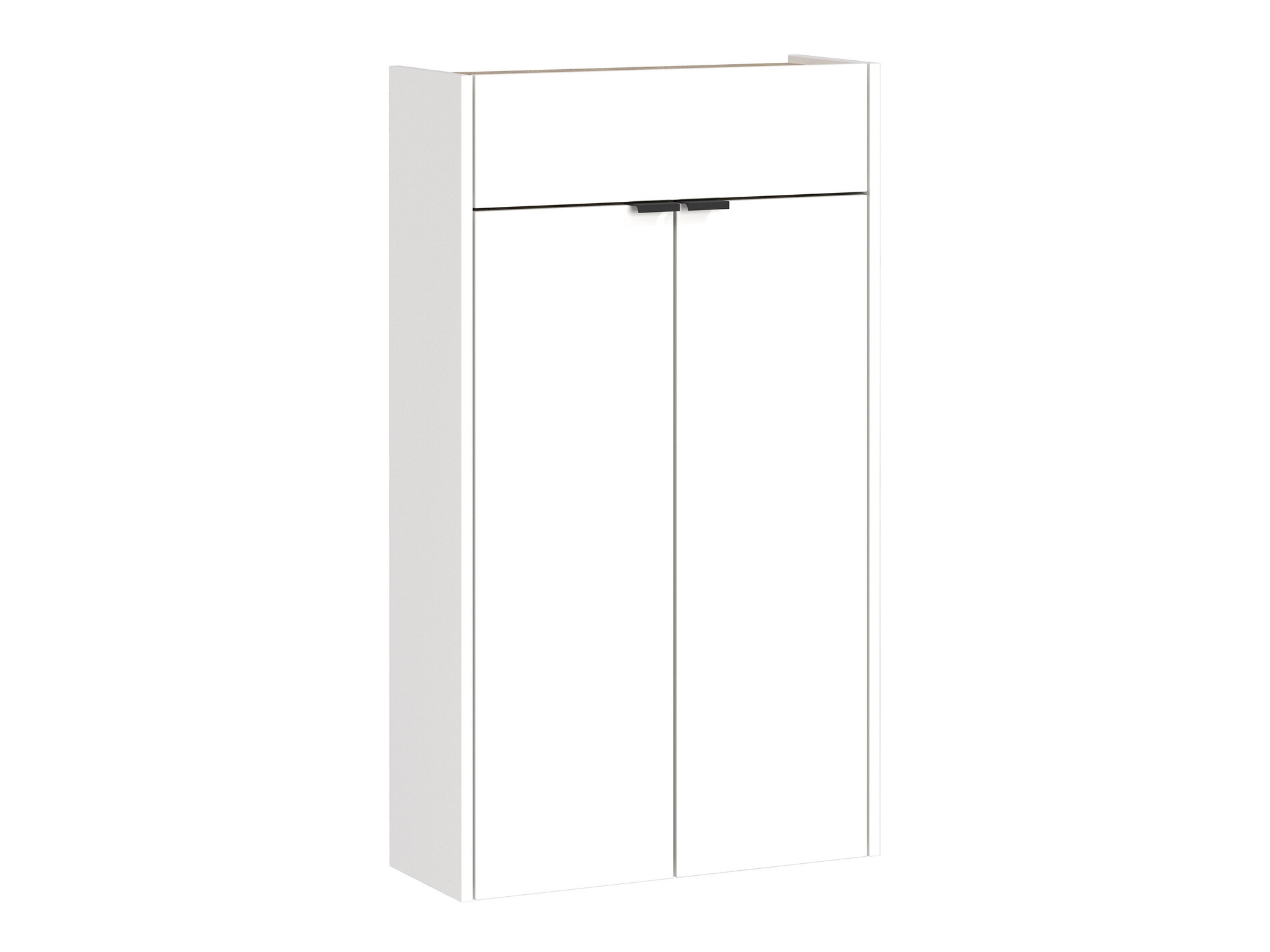 Етажерка за обувки Cirsale 101 (Бял + Navarra дъб)