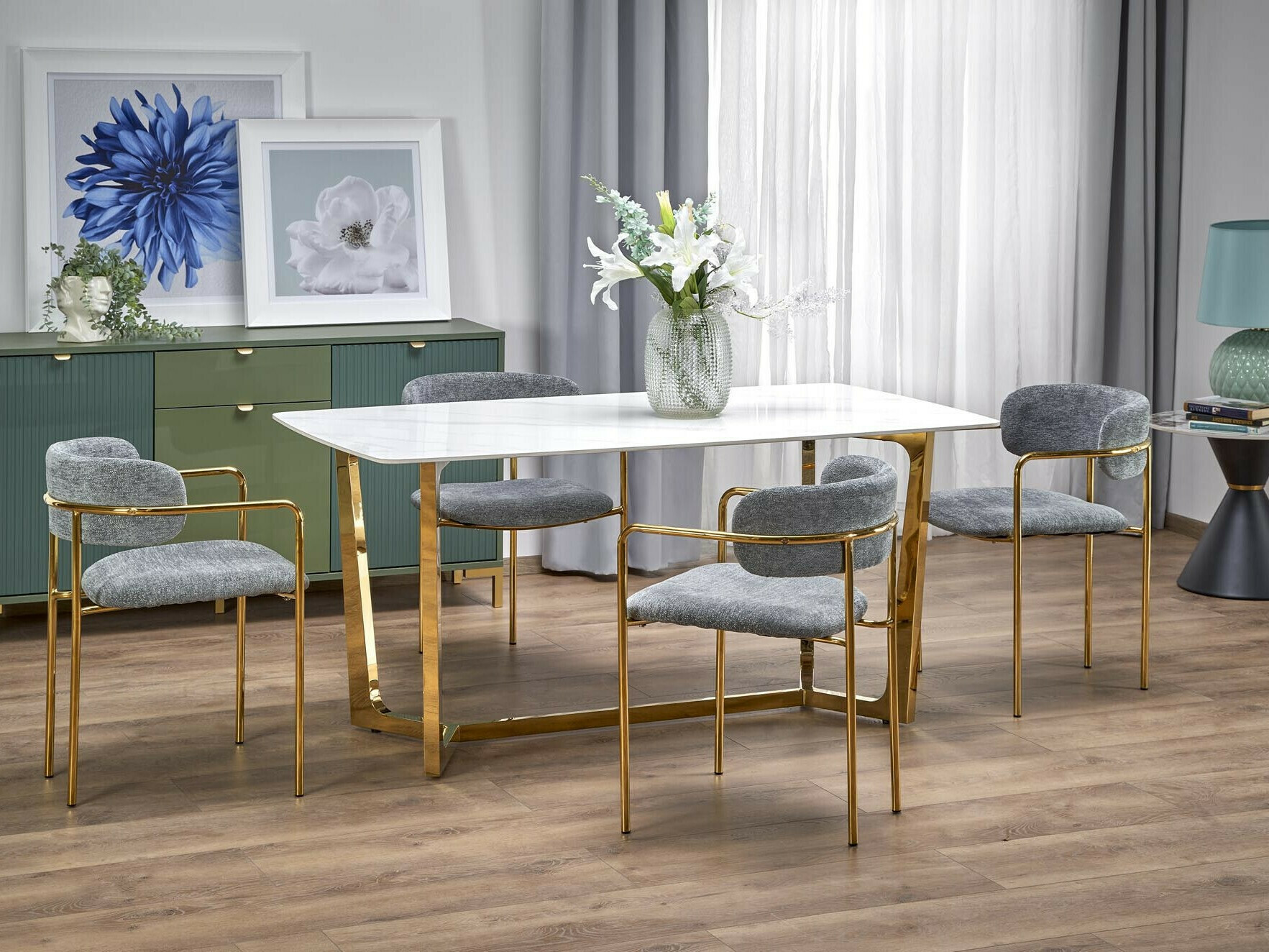 Маса и столове за трапезария Houston 1827