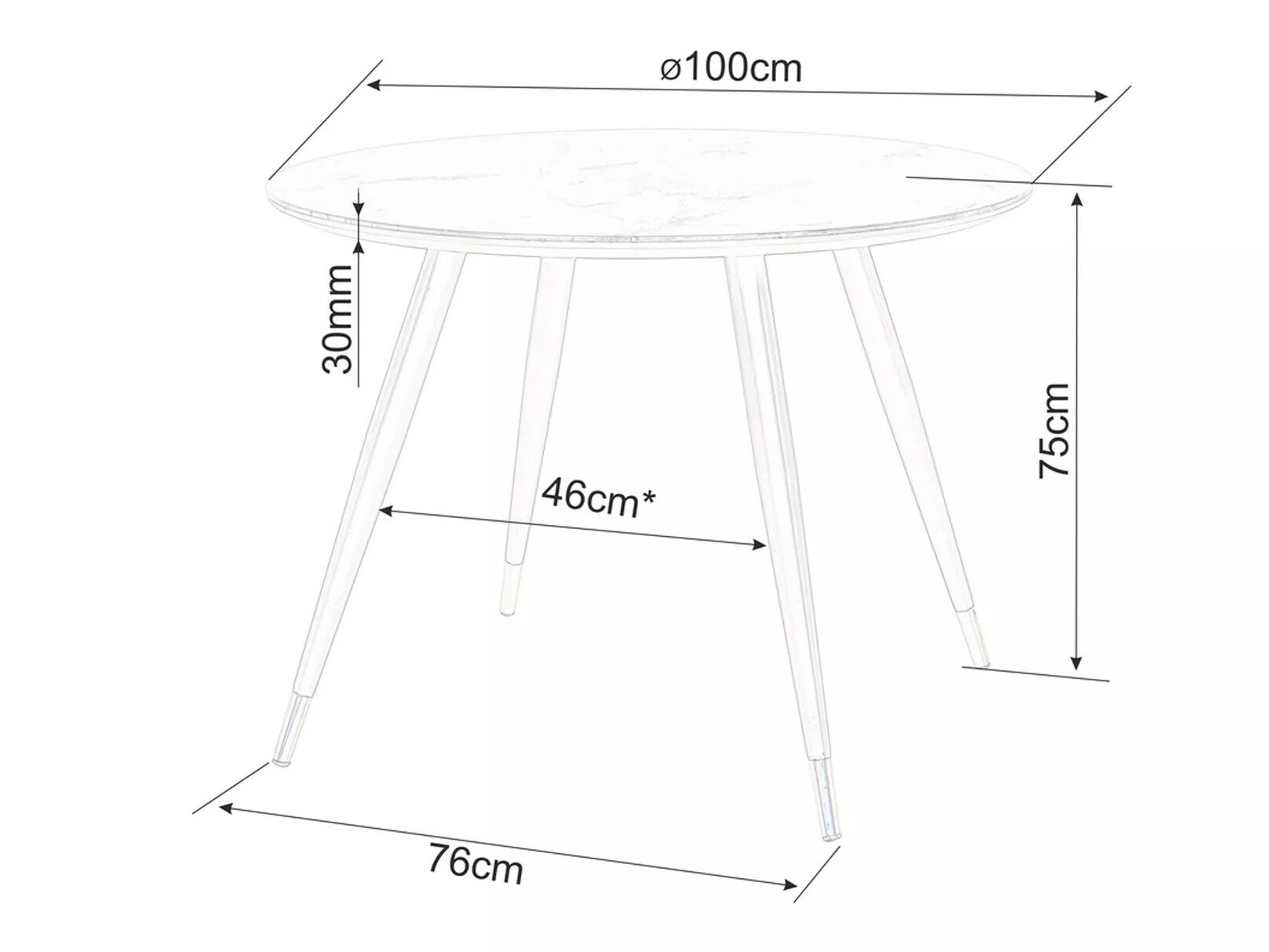 Маса Detroit 500