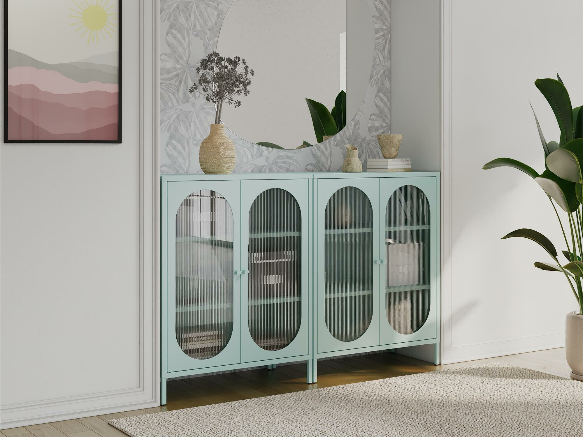 Шкаф Tulsa 653 (Светлосиньо)