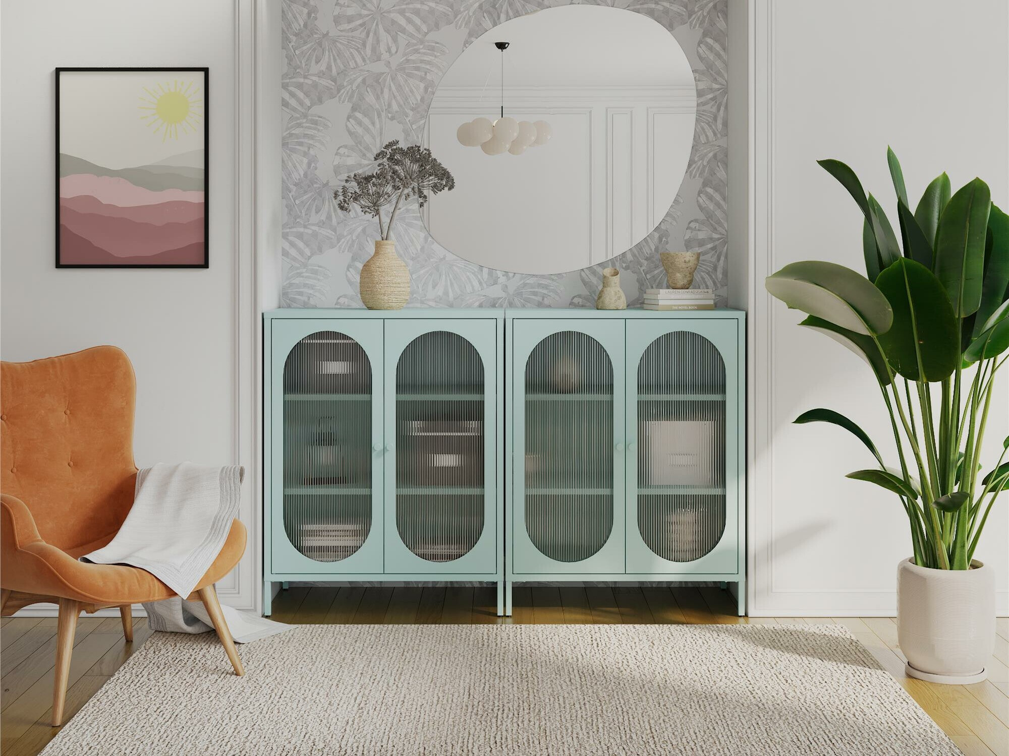 Шкаф Tulsa 653 (Светлосиньо)