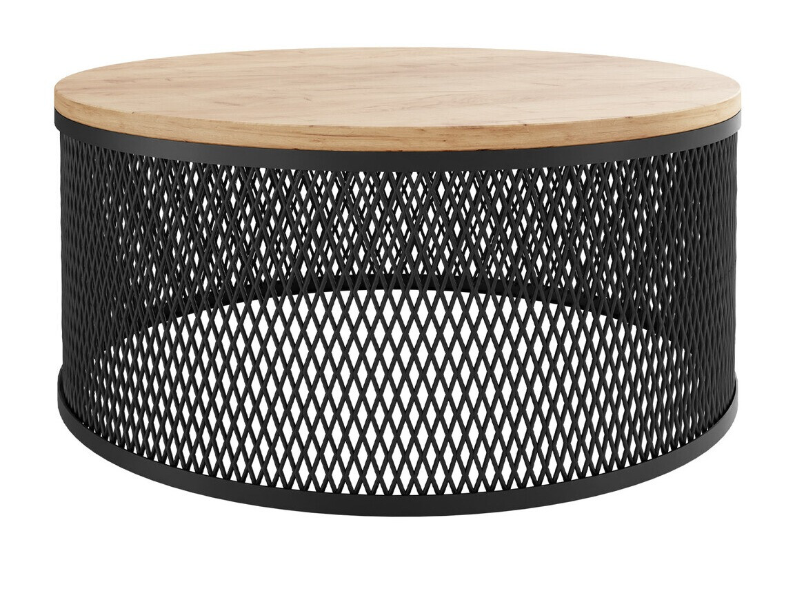 Масичка за кафе и списания Oswego 127 (Занаятчийски златен дъб)