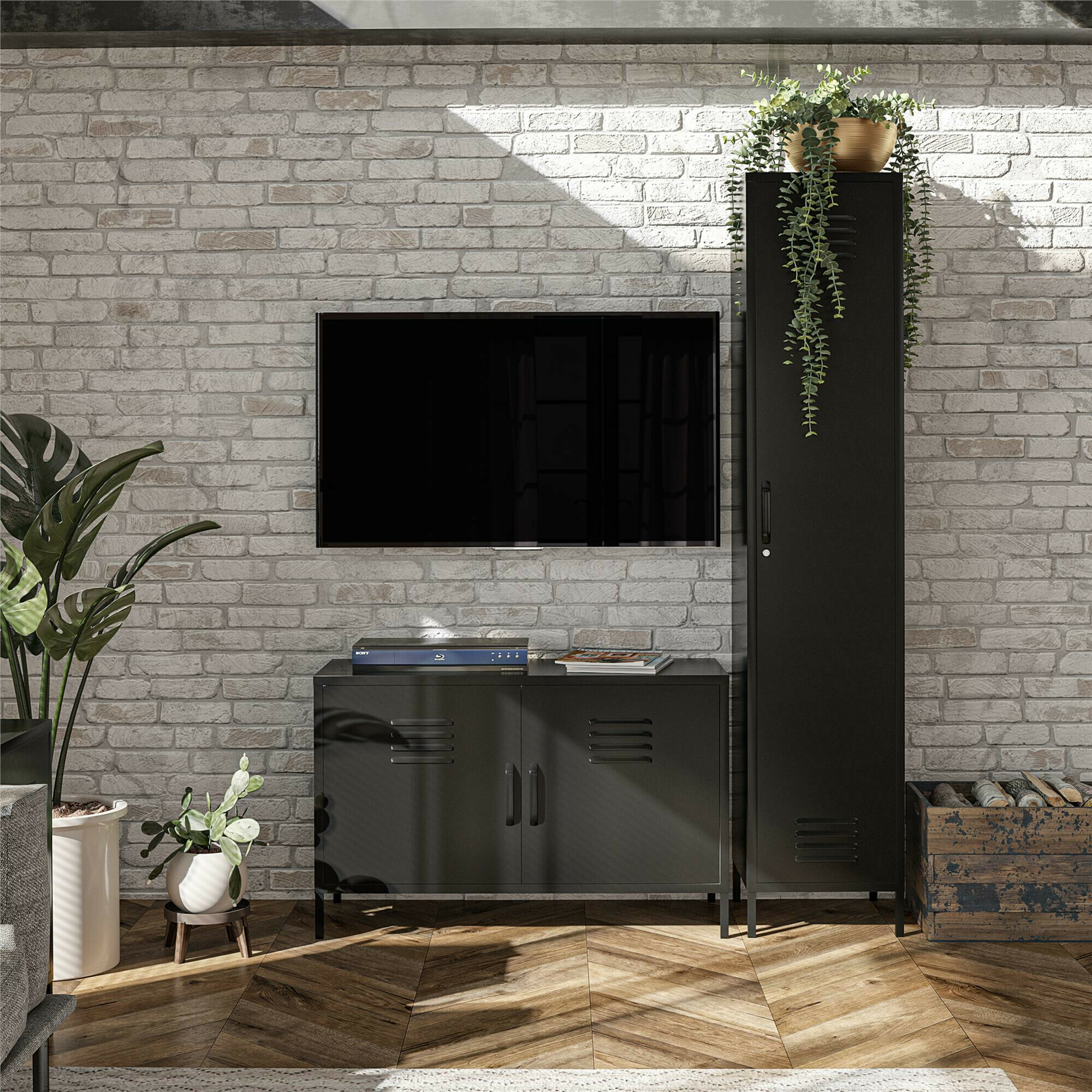 Етажерка Ophfere 103 (Черен)