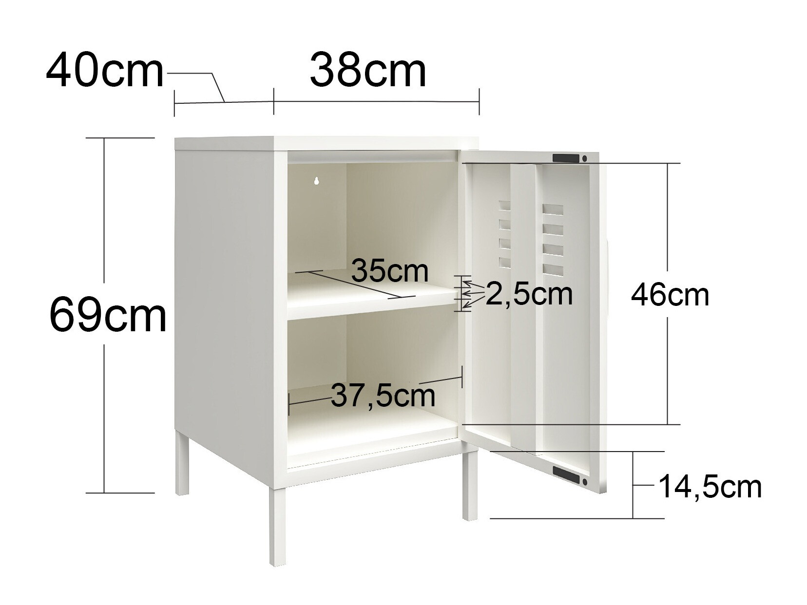 Шкаф Ophfere 100 (Зелен)
