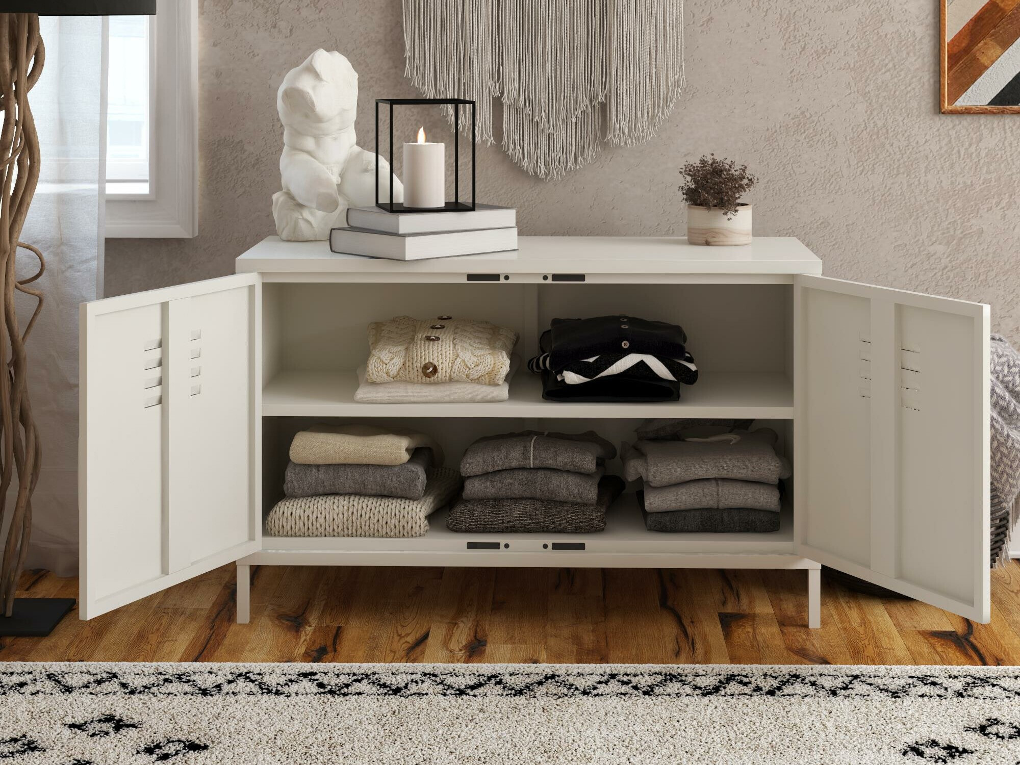 Шкаф Ophfere 101 (Бял)