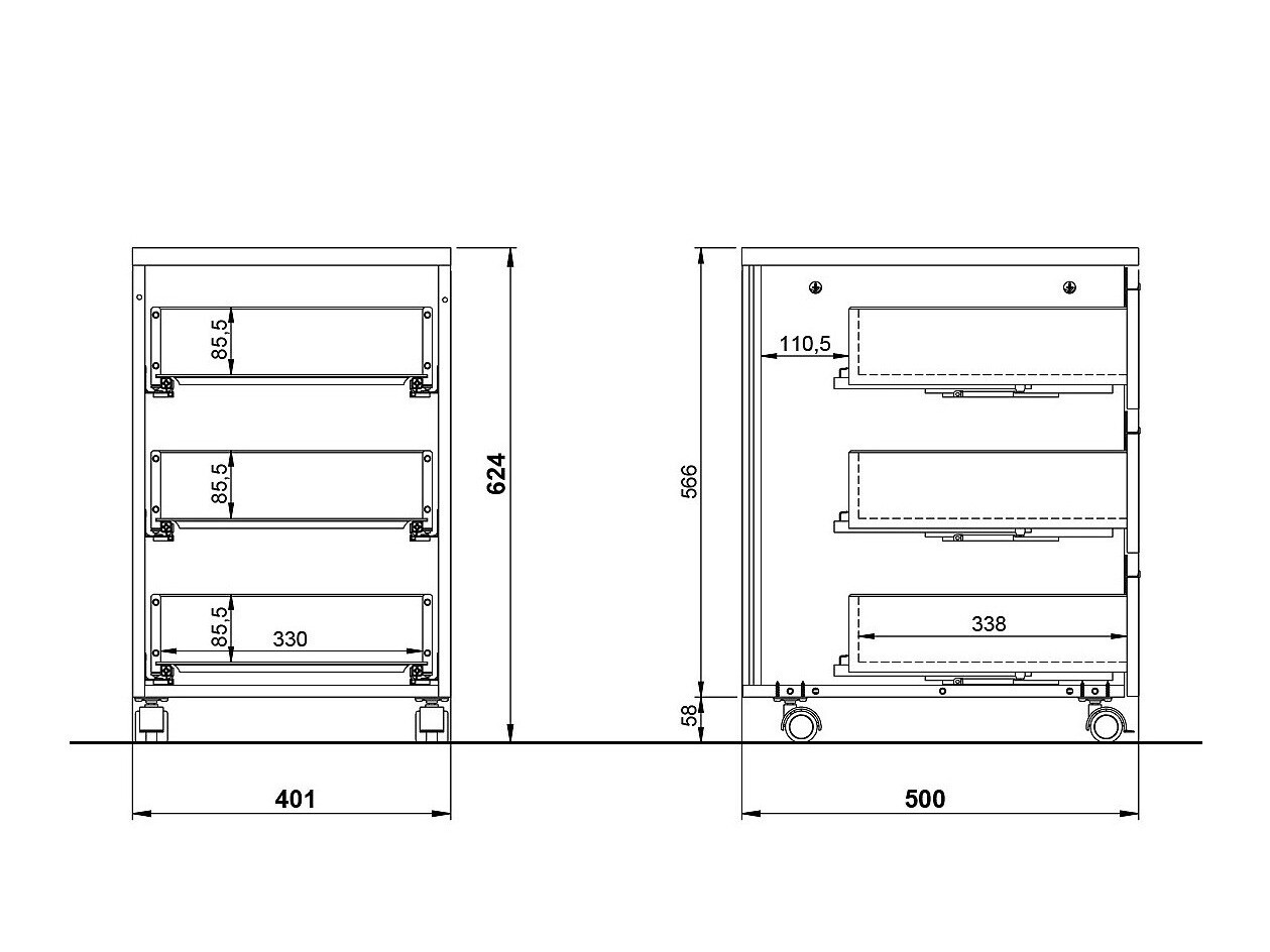 Контейнер Vesbeno 103 (Графит)