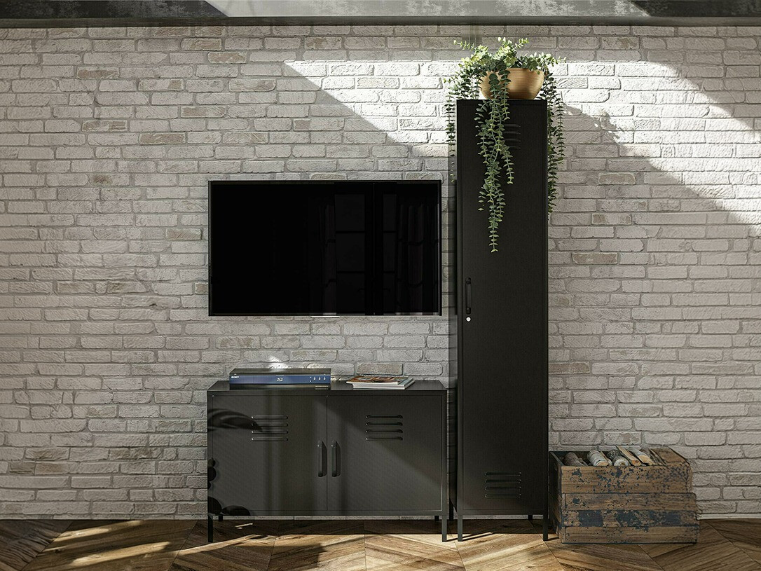 Комплект за хол Ophfere 105 (Черен)