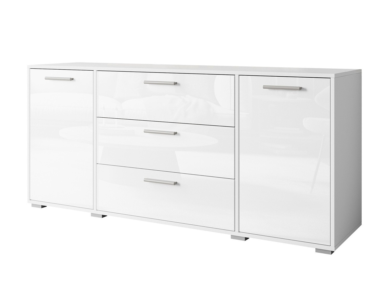 Скрин Sarasota 174 (Бял + Бял гланц)