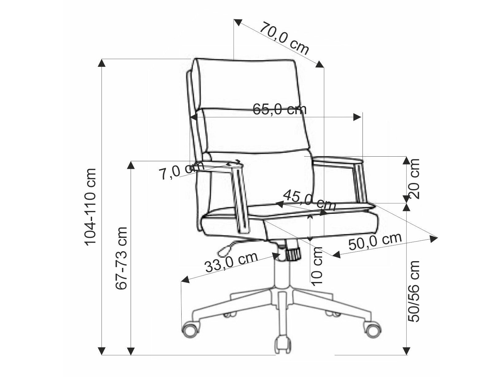 Офис стол Houston 1834 (Бежов)